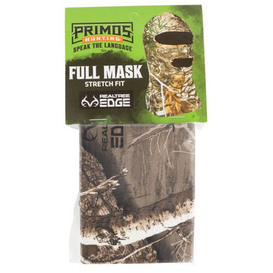 Primos PS6669 Stretch Fit  Realtree Edge Neoprene Full Face Mask OSFA
