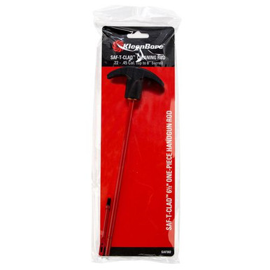 Kleen-Bore SAF302 Saf-T-Clad Cleaning Rod .22-.45 Cal Handgun Steel 6.50"