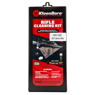 Kleen-Bore K207 Classic Cleaning Kit  30 Cal,7.62mm,300 Blk Rifle Bronze, Nylon