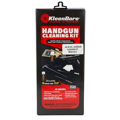Kleen-Bore K212 Classic Cleaning Kit  .44, .45 Cal Handgun Bronze, Nylon