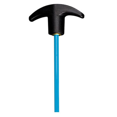 Kleen-Bore SAF400 Saf-T-Clad Cleaning Rod .22-45 Cal Rifle Steel 33" (One-Piece)