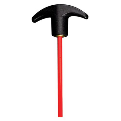 Kleen-Bore SAF303 Saf-T-Clad Cleaning Rod .17-.204 Cal Rifle Steel 33" (One-Piece)