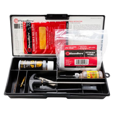 Kleen-Bore PS51 Tactical/Police Handgun Cleaning Kit 40,41,10mm Handgun Bronze, Nylon