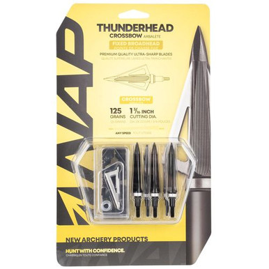 NAP NAP-60-695 Thunderhead Crossbow 125 grain Broadhead 5 Pack