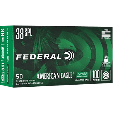 Federal AE38LF1 American Eagle IRT 38 Special 100 gr Lead Free IRT 50 Per Box