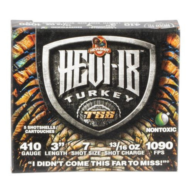 HEVI-Shot HS1007 Hevi-18 Turkey TSS 410 Gauge 3" 13/16 oz 7 Shot 5 Bx/ 10 Cs