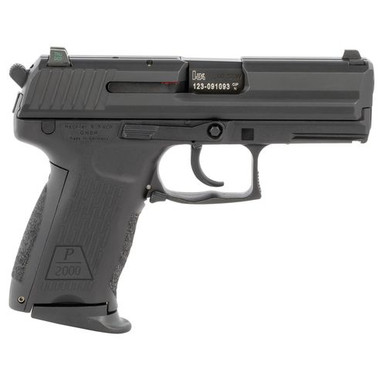 HK 81000052 P2000 V3 SA/DA 40 S&W 3.66" 10+1 (3) Black Black Interchangeable Backstrap Night Sights