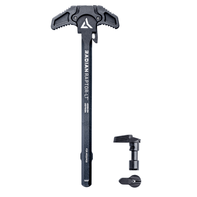 Radian Weapons R0290 Raptor-LT  Charging Handle with Talon Safety AR-15, M16 Black Aluminum/Polymer
