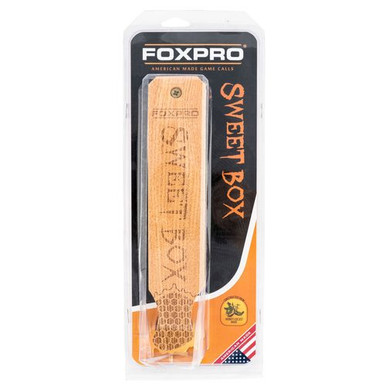 Foxpro SWTBOX Sweet Box  Box Call Turkey Sounds Attracts Turkeys Natural Honey Locust/Walnut Wood