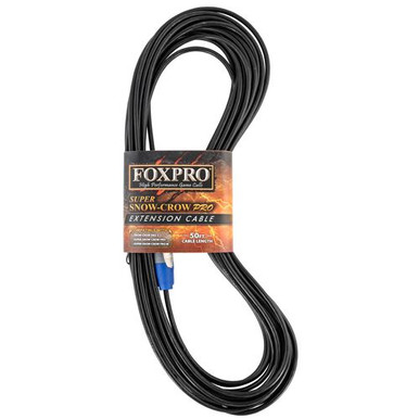 Foxpro CBL50FTSCP2SSCP Speaker Extension Cable  50' Black for FoxPro Super Snow Crow Pro & Snow Crow Pro 2