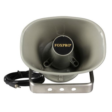 Foxpro SP60 External Speaker  8ft Speaker Cable, Mounting Bracket, 3.5mm Plug