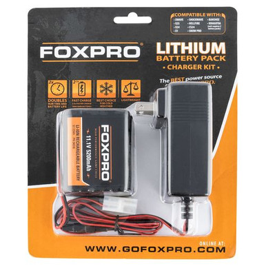 Foxpro LITH/CHG Lithium Battery Pack Fast Charge 11.1  Volt