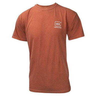 Glock AA75116 Carry With Confidence T-Shirt Rust Orange 3XL Short Sleeve