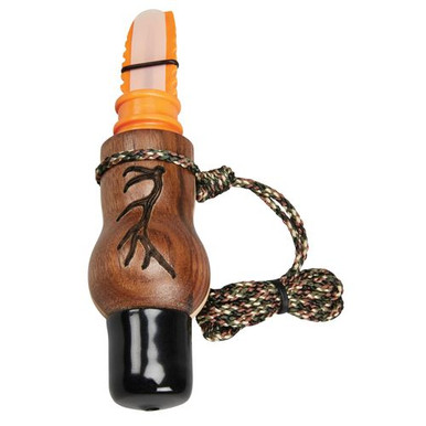 Wayne Carlton's Calls 70168 Whispering Cow Call  Open Call Cow Sounds Attracts Elk Natural Walnut/Maple