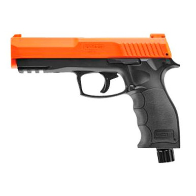 RWS/Umarex 2292131 T4E-P2P HDP  CO2 50 Cal Pepper Ball 6rd Black Frame Orange Polymer Slide Black Polymer Grip