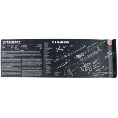 TekMat TEKR36M1GARANDBK Original Cleaning Mat  M1 Grand Parts Diagram 36" x 12"