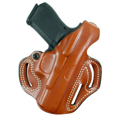DeSantis Gunhide 001TA20Z0 Thumb Break Scabbard  Tan Leather OWB 1911 4"-4.25" wo/Rail Right Hand