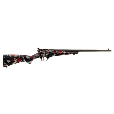 Savage Arms 13801 Rascal  22 LR 1rd Cap 16.13" Matte Blued Rec/Barrel American Flag Stock Right Hand (Youth)