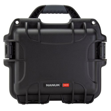 Nanuk 905-1001 905  Black Interior 9.40" L x 7.40" W x 5.50" H Resin