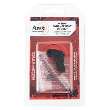 APEX TACTICAL SPECIALTIES 115112 Action Enhancement  Trigger Springfield Hellcat Black Curved 5-5.50 lbs