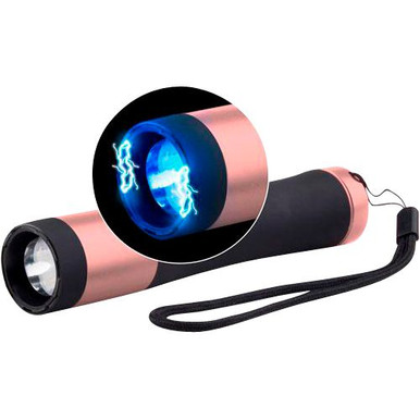 Guard Dog SGGDI200HVPK Ivy  Stun Gun Black Body w/Pink Accents Aluminum with 200 Lumen Flashlight