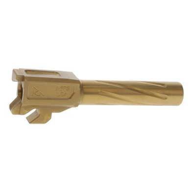 Rival Arms RA20P301E Precision Drop-In Barrel 9mm Luger 3.90" Gold PVD Finish  4340H Steel Material for Sig P320 Carry