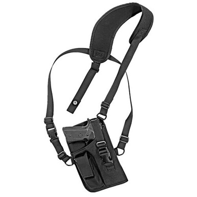 Grovtec US Inc GTHL15105R Trail Pack Holster Black Shoulder 4.5-5" Lg Auto Right Hand