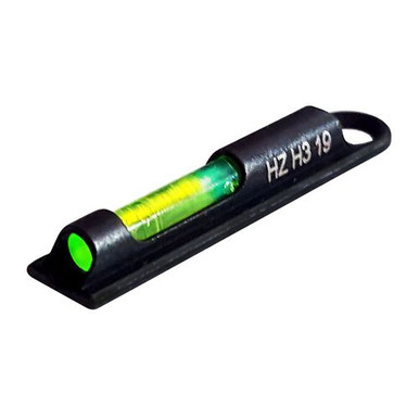 HiViz PMN301 LiteWave H3  Green Tritium with LitePipe Technology Black for 12 & 20 Shotgun with Removeable Threaded Front Bead