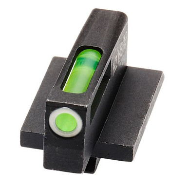 HiViz GPN301 LiteWave H3 Front Sight Tritium with LitePipe Technology Green with White Outline Black Frame for Ruger GP100
