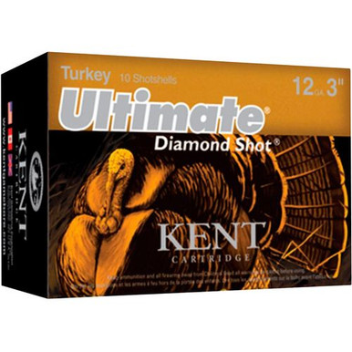 Kent Cartridge C123TK504 Ultimate Turkey 12 Gauge 3" 1 3/4 oz 4 Shot 10 Bx/ 10 Cs