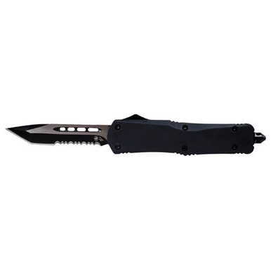 Templar Knife SBR431 Black Rubber Gen II Small 2.69" OTF Dagger Knife