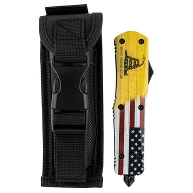 Templar Knife Don't Tread on Me  3.50" OTF Tanto Knife OTF