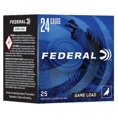 Federal N1248 Game-Shok  24 Gauge 2.50" 11/16 oz 8 Shot 25 Bx/ 10 Cs
