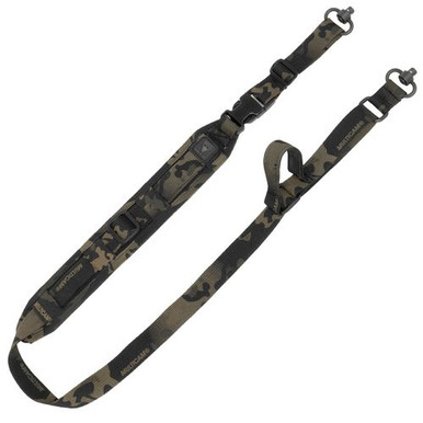 Grovtec US Inc GTSL326 QS 2-Point Sentinel Sling with Push Button Swivels Adjustable MultiCam Black for Rifle/Shotgun