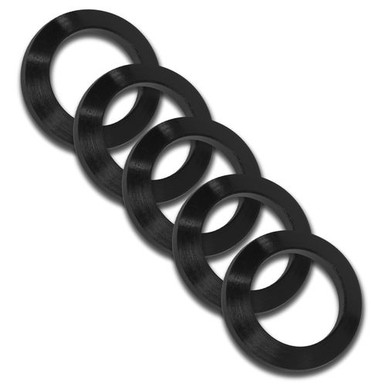 Grovtec US Inc GTHM320 Crush Washer  308 Cal Black Nitride Steel 5/8"-24 tpi Rifle 5 Per Pack