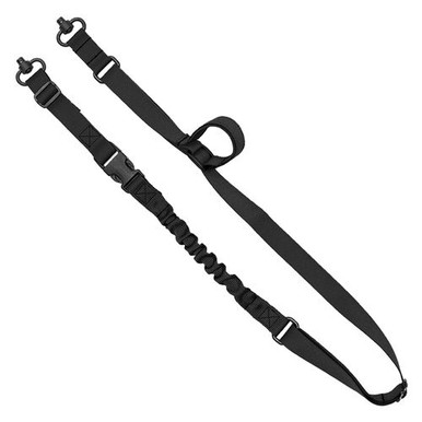 Grovtec US Inc GTSL131 QS 2-Point Sentry Sling with Push Button Swivels Adjustable Black for Rifle/Shotgun