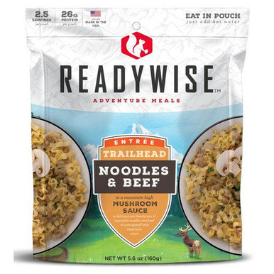 Wise Foods RW05-004 Trailhead Noodles & Beef  2.5 Servings Meat/Pasta 6 Per Case