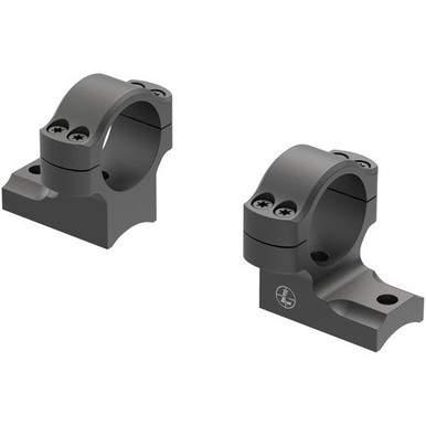 Leupold 181333 BackCountry Base/Ring Combo Matte Black Savage 10/110 Round Receiver 1" Tube 8-40 Screws Aluminum Rifle