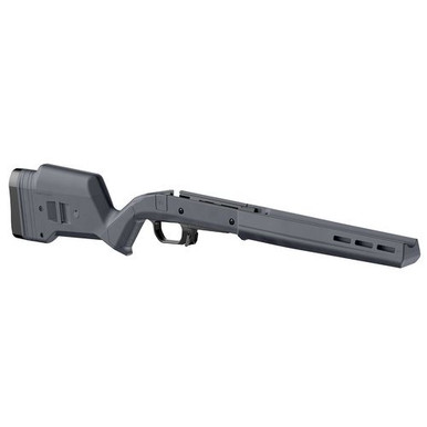 Magpul MAG1069-GRY-LT Hunter 110  Stock Fixed with Aluminum Bedding & Adj Comb Gray Synthetic Savage 110 Short Action Left Hand