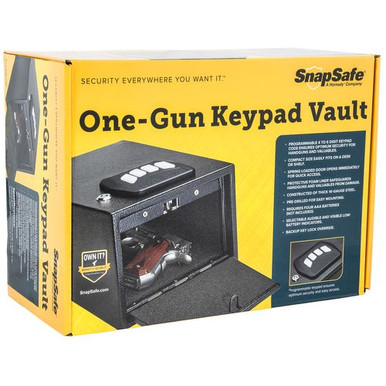 SnapSafe Keypad Gun Vault Holds 1 Handgun Steel
