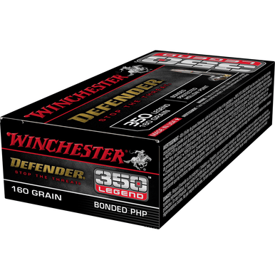 Winchester Ammo S350PDB Defender  350 Legend 160 gr Bonded Protected Hollow Point 20 Bx/10 Cs