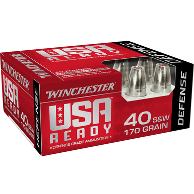 Winchester Ammo RED40HP USA Ready  40 S&W 155 gr Hollow Point (HP) 20 Bx