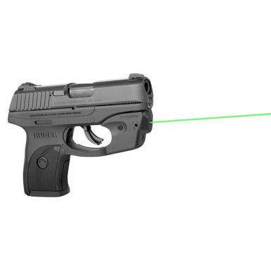 LaserMax GSLC9SG Centerfire Laser 5mW Green Laser with 650nM Wavelength, GripSense & Black Finish for Ruger LC 9/380, LC9s, EC9