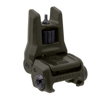 Magpul MAG1166-ODG MBUS 3 Front Sight Flip Up OD Green for AR-15, AR-10, M4, M16