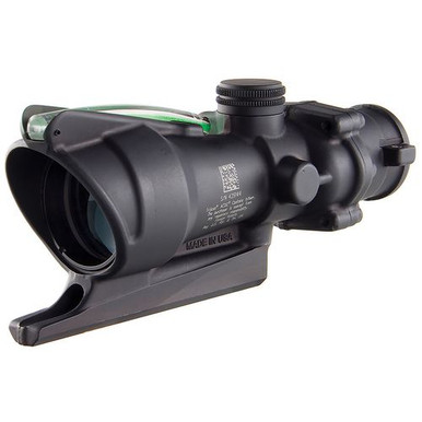 Trijicon 100212 ACOG  4x 32mm Obj 36.80 ft @ 100 yds FOV Matte Black Finish Dual Illuminated Green Donut 22/556 BDC