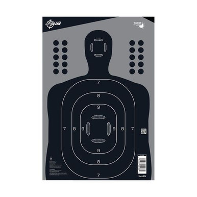 EZ-Aim 15496 EZ-Aim Bullseye Bullseye Paper Target 12" x 12" 12 Per Pkg