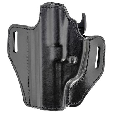 Bianchi 56832 Allusion Assent Pro-Fit 683 Black Leather Holster w/Laminate Liner Belt Left Hand