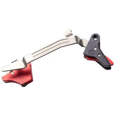 Timney Triggers ALPHAGLOCK3-4 Alpha Competition Black Straight Trigger 3 lbs for Most Glock Gen3-4 9mm Luger, 40 S&W