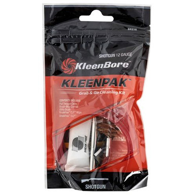 Kleen-Bore SK216-10 Grab & Go Cleaning Kit 12 Gauge Shotgun 5 Pieces 10 Pack