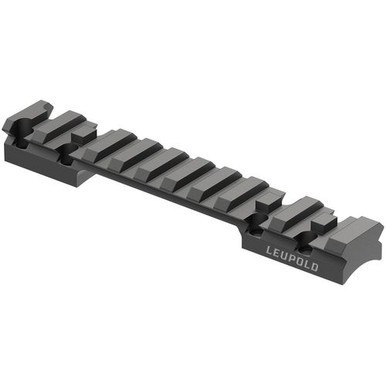 Leupold 181332 BackCountry Base Matte Black Browning X-Bolt Cross-Slot For Short Action Picatinny Rail/Weaver Style Mount 20 MOA Aluminum Rifle